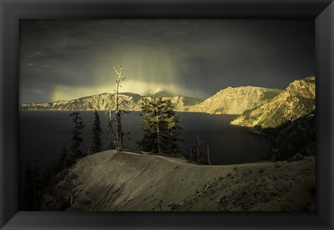 Framed Crater Lake 2 Print