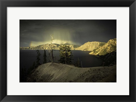 Framed Crater Lake 2 Print