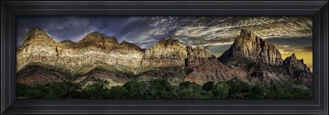 Framed Watchman Mountains Print