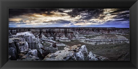 Framed Red Canyon Lands 4 Print