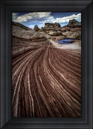 Framed White Pocket Print