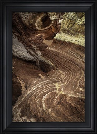 Framed White Pocket 3 Print