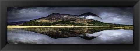 Framed Glen Etive Panorama 2 Print