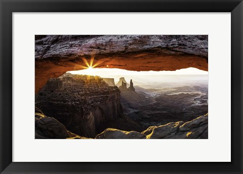 Framed Mesa Arch Panorama Print