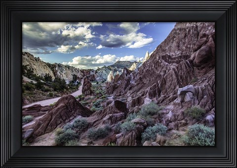 Framed Goblin Hats Valley Print