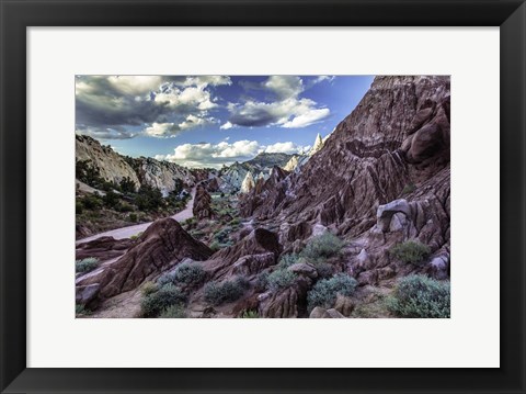 Framed Goblin Hats Valley Print