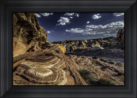 Framed Valley Of Fire Print