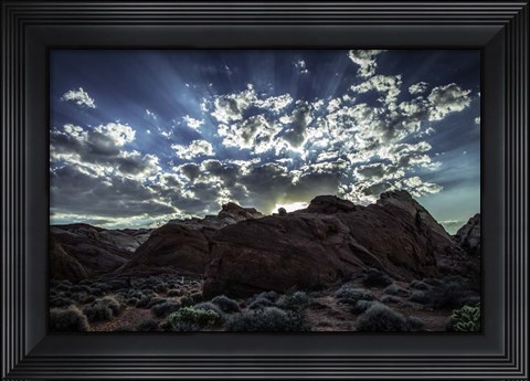 Framed Valley Of Fire 2 Print
