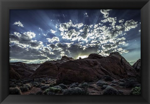 Framed Valley Of Fire 2 Print