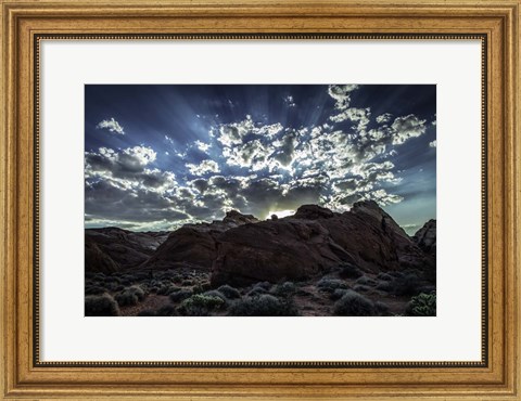 Framed Valley Of Fire 2 Print