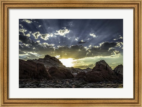 Framed Valley Of Fire 3 Print
