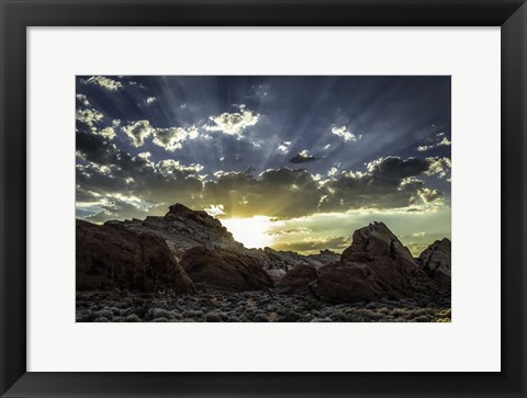 Framed Valley Of Fire 3 Print