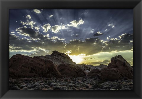 Framed Valley Of Fire 4 Print