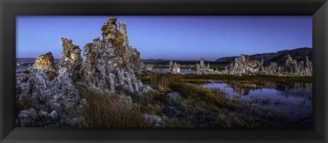 Framed Mono Lake Twilight Crop Print