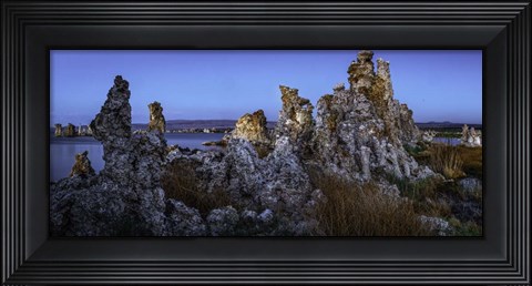 Framed Mono Lake Twilight Crop 2 Print