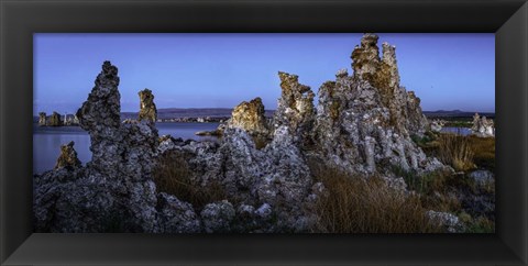 Framed Mono Lake Twilight Crop 2 Print