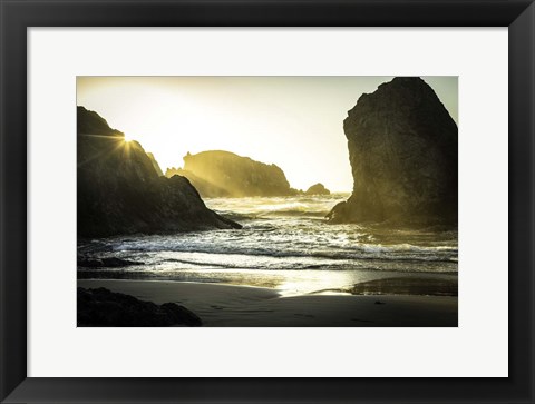 Framed Bandon Beach 2 Print