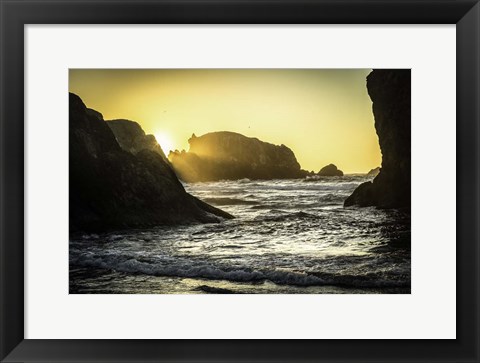 Framed Bandon Beach 3 Print