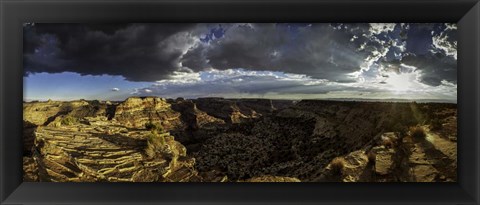 Framed Little Gand Canyon 2 Crop Print