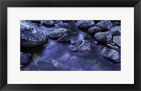 Framed River Rocks 2 Print