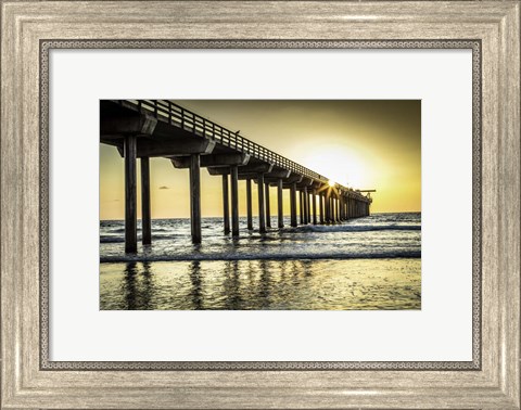 Framed Cali Pier Print