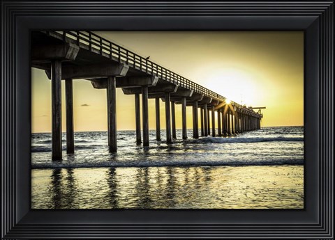 Framed Cali Pier Print
