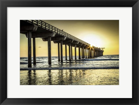 Framed Cali Pier Print