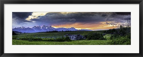 Framed Teton Mountains 2 Print