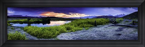 Framed Teton Landscape Print