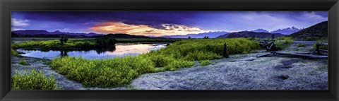 Framed Teton Landscape Print