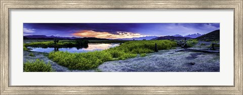 Framed Teton Landscape Print