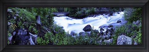 Framed Cascade Yellowstone Print