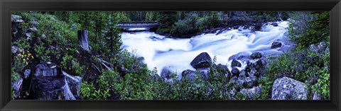 Framed Cascade Yellowstone Print