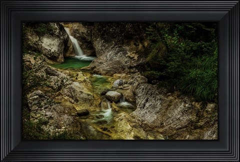 Framed Almbachklamm 2 Print