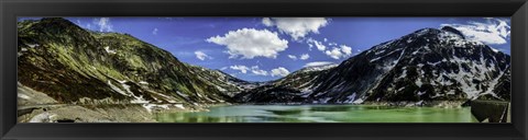 Framed Glacier Lakes Print