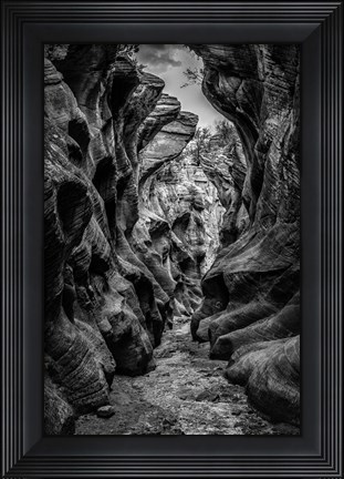 Framed Slot Canyon Utah 5 Print
