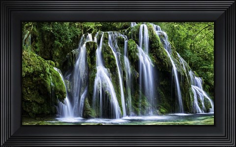Framed Cascade Front Print