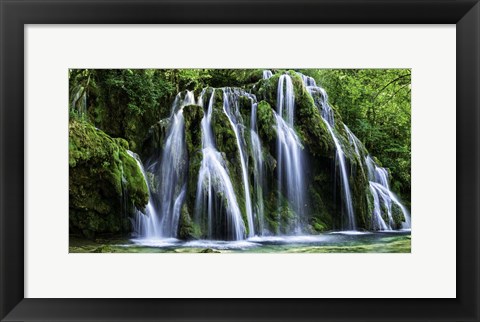 Framed Cascade Front Print