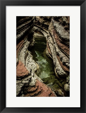 Framed Layered Slot Canyon 2 Print