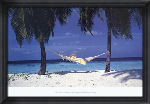 Framed Doing Nothing Print