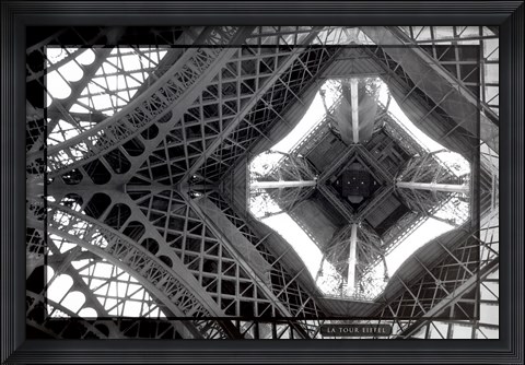 Framed La Tour Eiffel Print