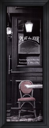 Framed Plat du Jour Print