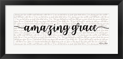 Framed Amazing Grace Print