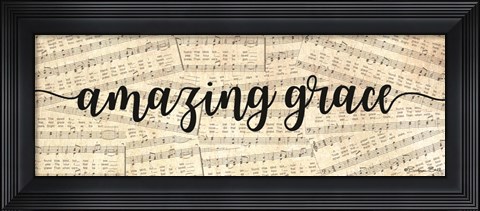 Framed Amazing Grace Print