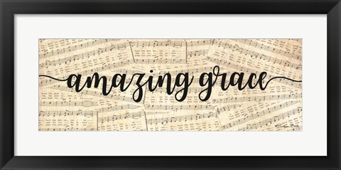 Framed Amazing Grace Print