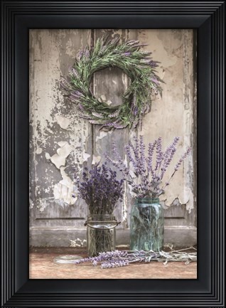 Framed Cutting Lavender Print