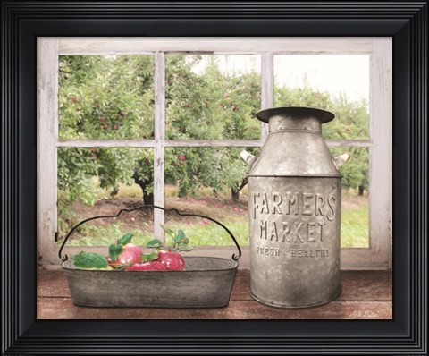 Framed Apple Orchard Print