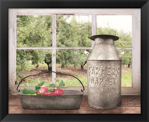 Framed Apple Orchard Print