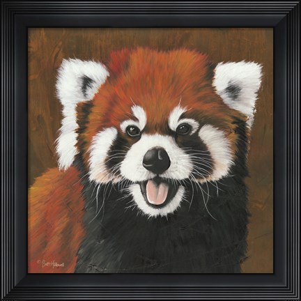 Framed Red Print