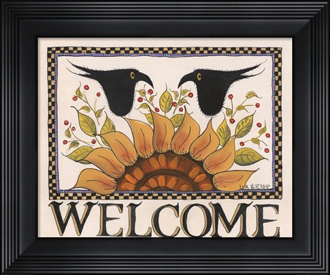 Framed Sunny Welcome Print